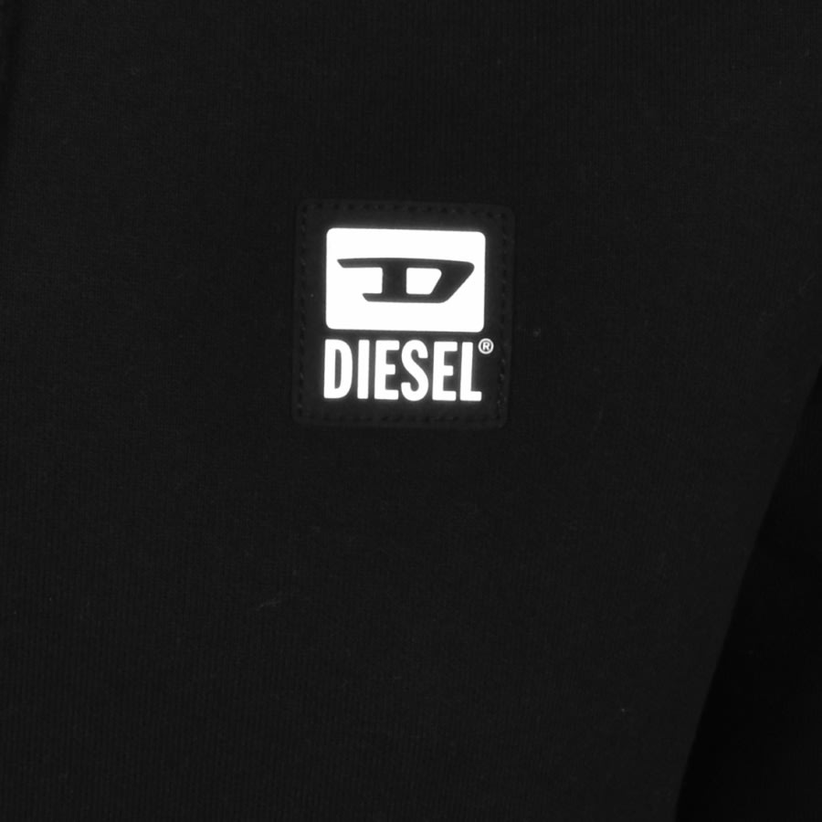 Alternative Image for ProductDiesel S Girik Logo Hoodie Black3